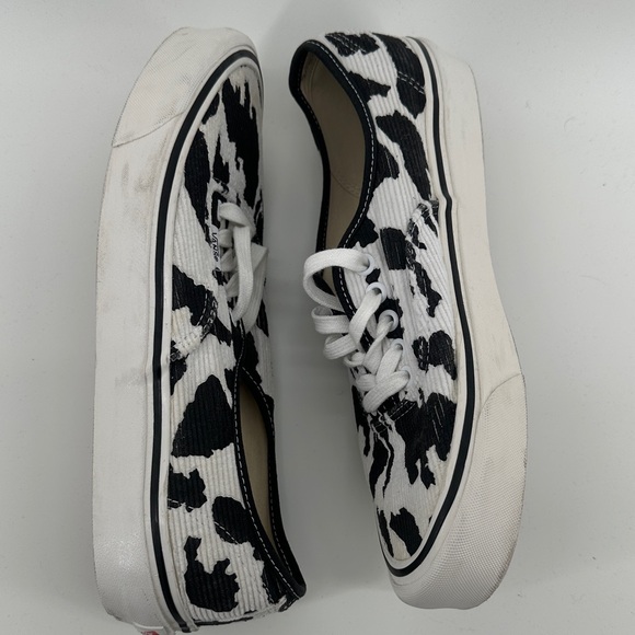 Vans Premium Authentic LX Style Cow Print Sneakers Men’s sz 11 - Picture 8 of 10